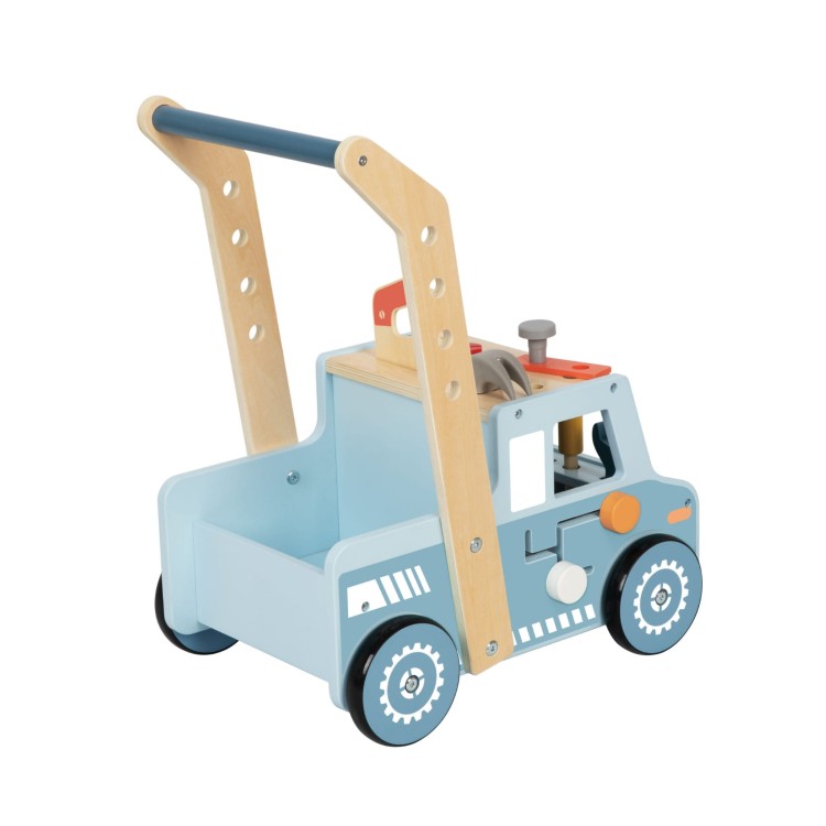 Drewniany Chodzik Samochód Mini Warsztat STEM