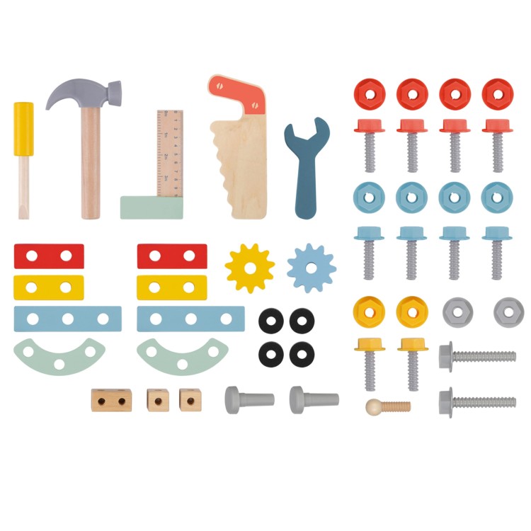 Drewniany Chodzik Samochód Mini Warsztat STEM