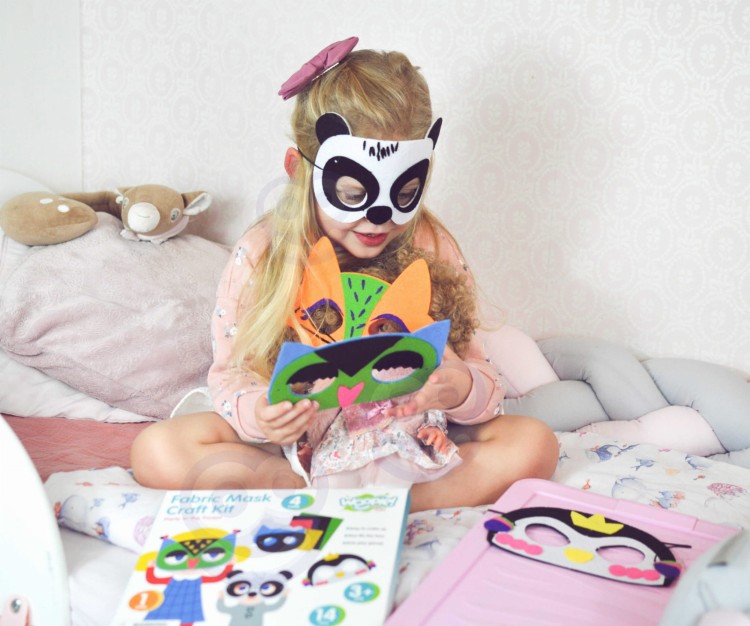 WOOPIE ART&FUN Zestaw Kreatywny Maski Filcowe Zrób to Sam 4 szt.