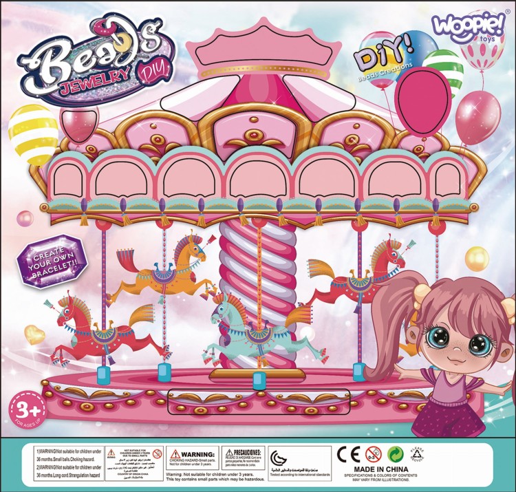 WOOPIE ART&FUN Zestaw do Robienia Biżuterii Bransoletek Wisiorków Pierścionków