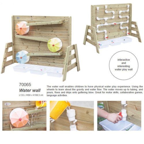 CLASSIC WORLD EDU Drewniana Ściana Zabawa Wodą