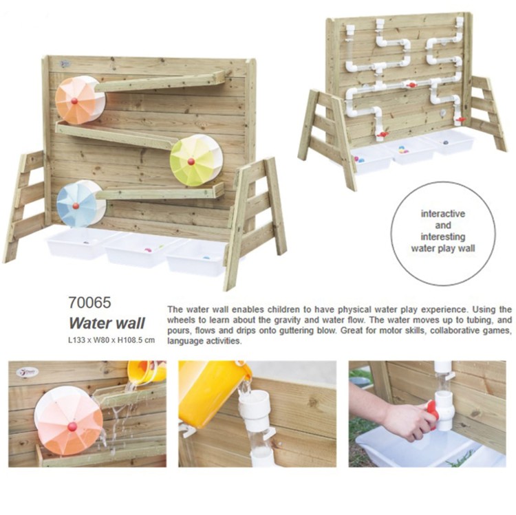 CLASSIC WORLD EDU Drewniana Ściana Zabawa Wodą