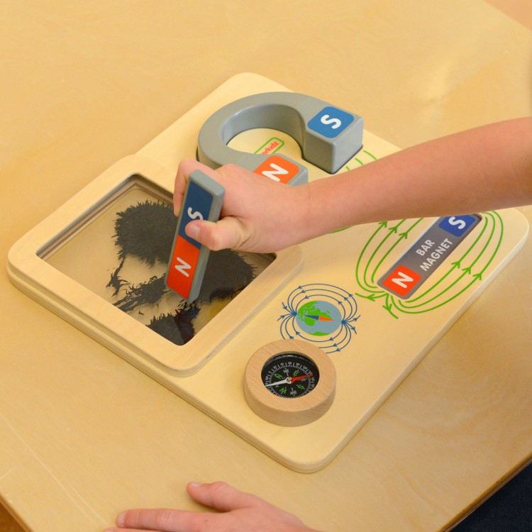 MASTERKIDZ Zabawa Magnetyczna Tablica Edukacyjna Kompas Montessori