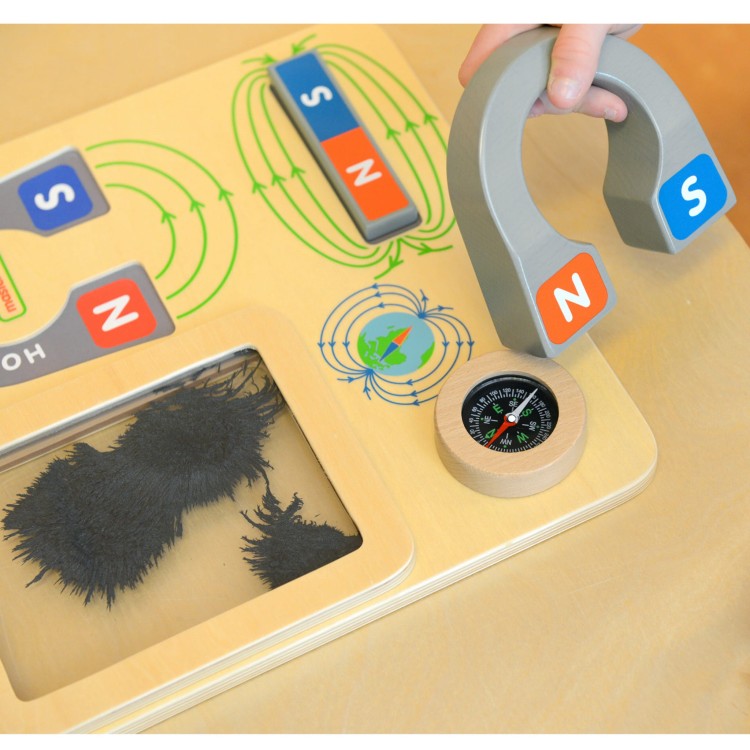 MASTERKIDZ Zabawa Magnetyczna Tablica Edukacyjna Kompas Montessori