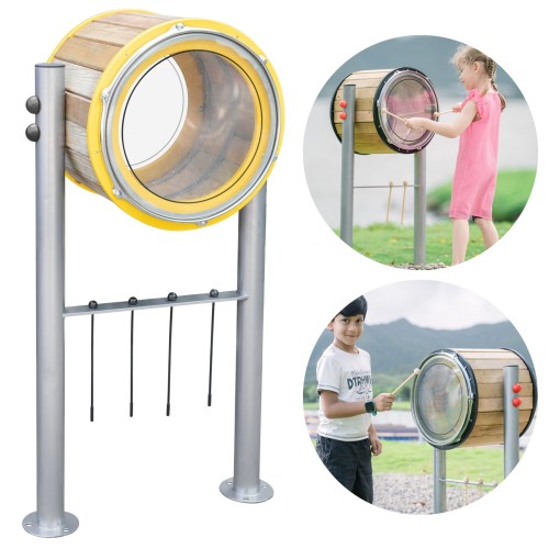 CLASSIC WORLD EDU Zestaw Bębenki XXL 2 szt. Instrument Perkusja Ogrodowa