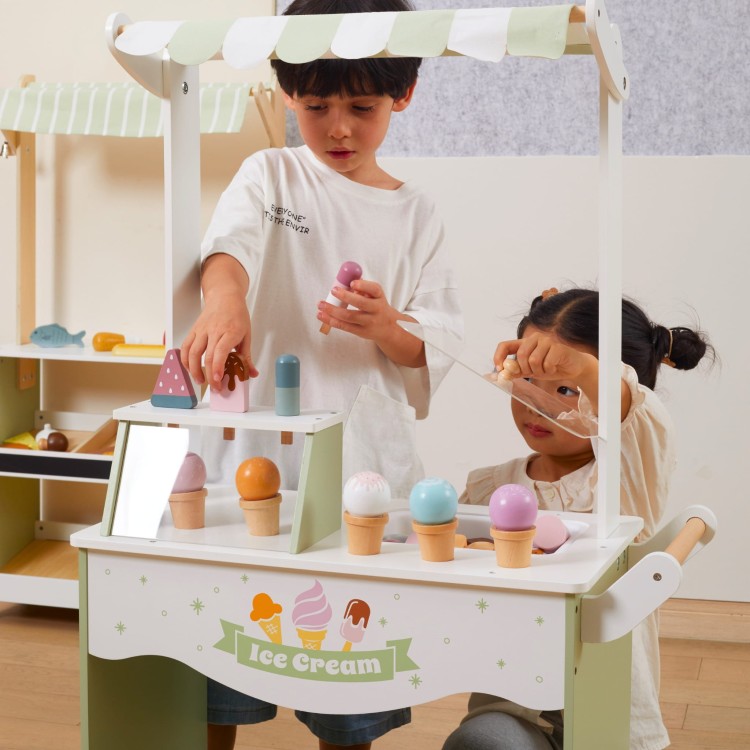 VIGA PolarB Drewniany Stragan z Lodami Lodziarnia Mobilna