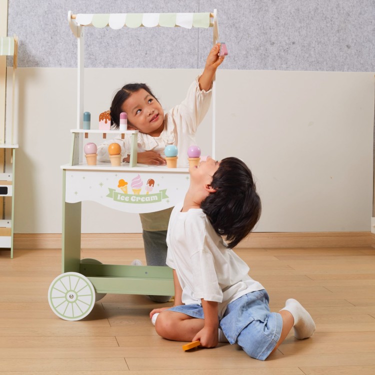 VIGA PolarB Drewniany Stragan z Lodami Lodziarnia Mobilna