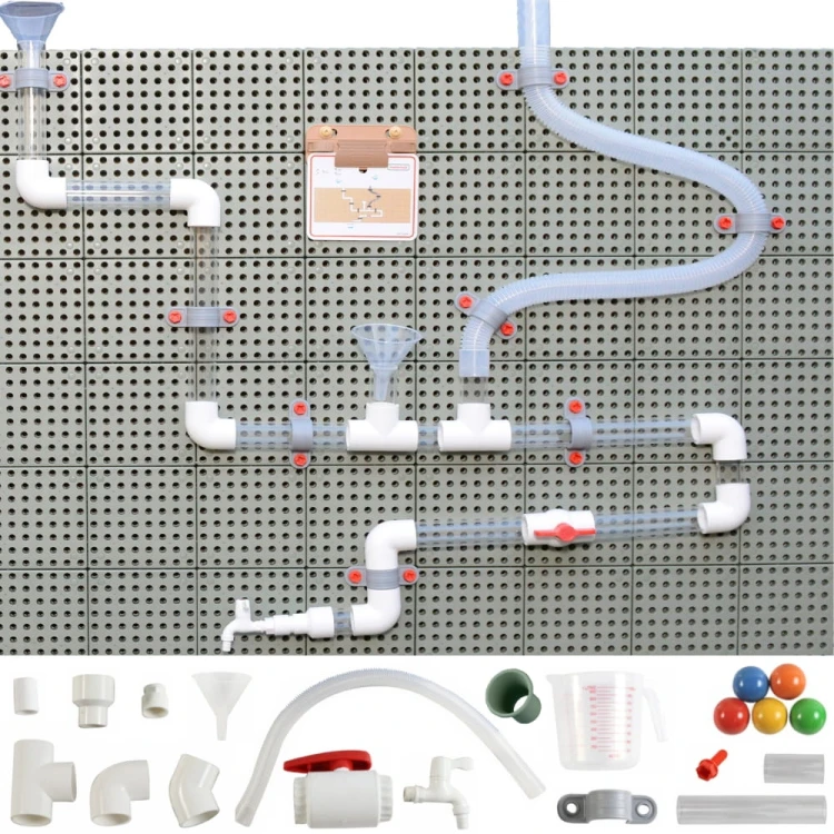 MASTERKIDZ System Rur Do Tablicy STEM 84 Elementów Tor Wodny Kulkowy