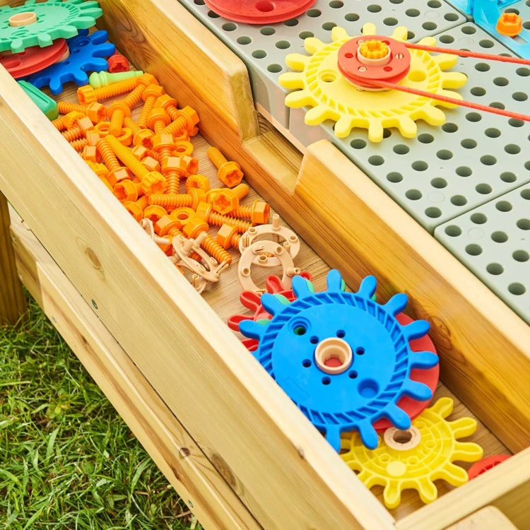 MASTERKIDZ Drewniany Stół Edukacyjny 1200L STEM Outdoor