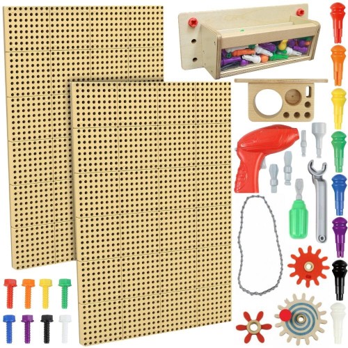 MASTERKIDZ Panele Montażowe STEM + Akcesoria Zestaw XXL