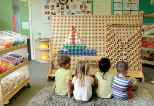 MASTERKIDZ Wolnostojąca Tablica Naukowa Kreatywna STEM 166 x 125 + Zestaw Akcesoriów