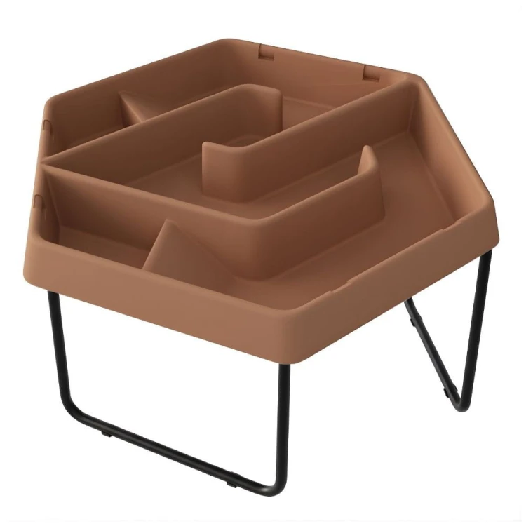 MASTERKIDZ Sześciokątny Stolik Do Zabawy Piaskiem i Wodą Regulowany