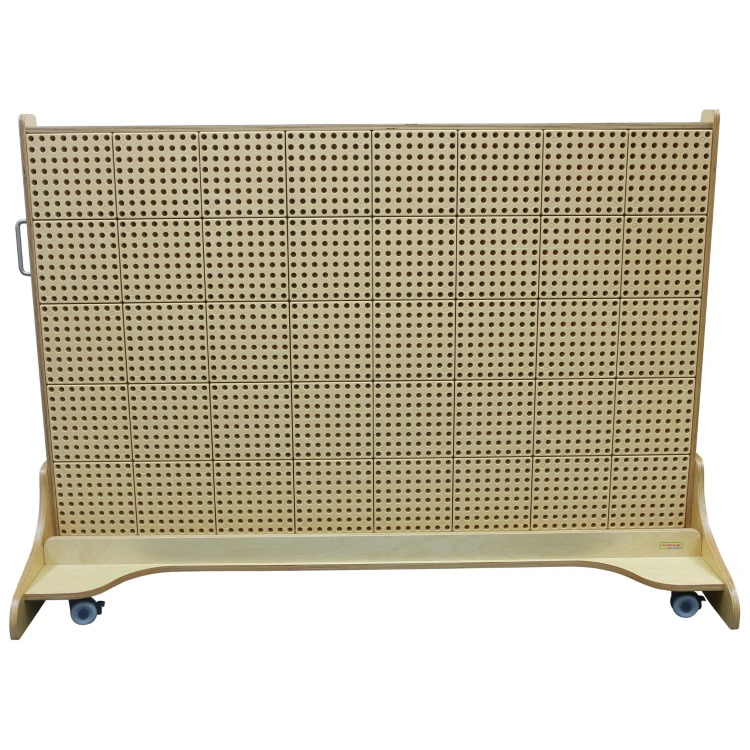 MASTERKIDZ Wolnostojąca Ściana STEM + Akcesoria Kołki Tace Klocki Narzędzia