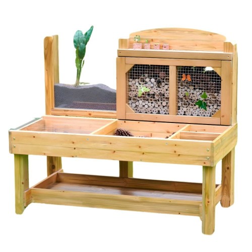 MASTERKIDZ Stół Obserwacyjny Ogrodowa Stacja Badawcza Owadów i Roślin