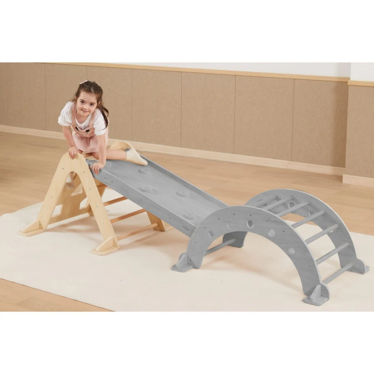 VIGA Drewniana Drabinka Pikler Trójkąt Wspinaczkowy Montessori
