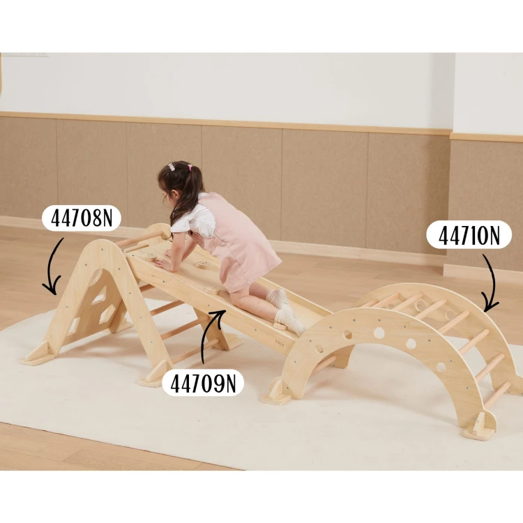 VIGA Drewniana Drabinka Pikler Trójkąt Wspinaczkowy Montessori