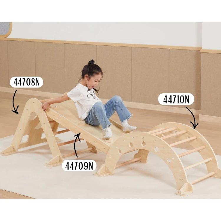 VIGA Drewniana Drabinka Pikler Trójkąt Wspinaczkowy Montessori