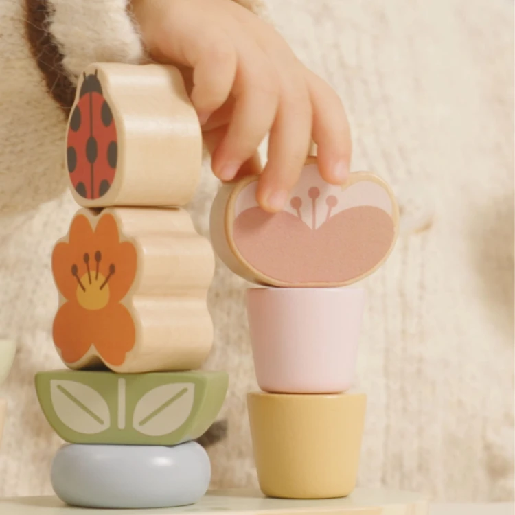 VIGA Drewniana Układanka Sorter Ogród 12m+