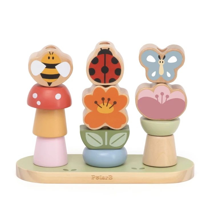 VIGA Drewniana Układanka Sorter Ogród 12m+