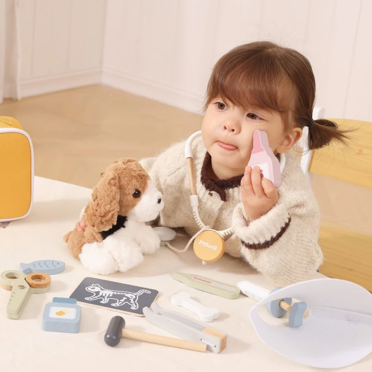 VIGA PolarB Zestaw do pielęgnacji zwierząt – Mały Weterynarz