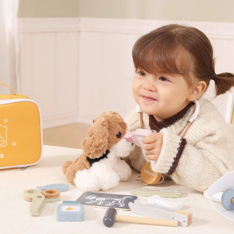 VIGA PolarB Zestaw do pielęgnacji zwierząt – Mały Weterynarz