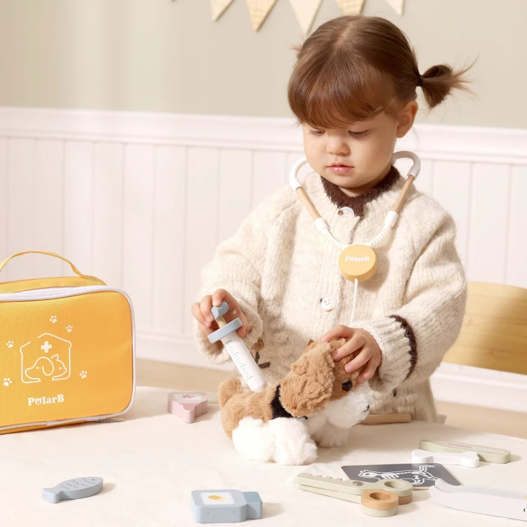 VIGA PolarB Zestaw do pielęgnacji zwierząt – Mały Weterynarz