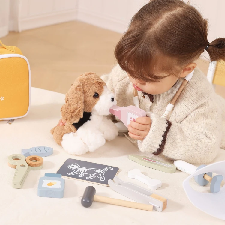 VIGA PolarB Zestaw do pielęgnacji zwierząt – Mały Weterynarz