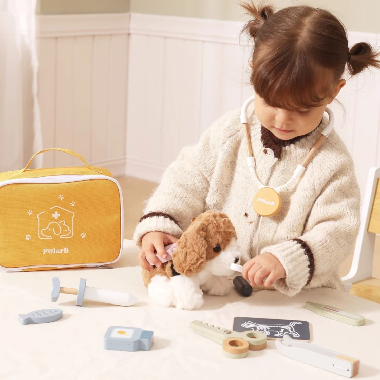 VIGA PolarB Zestaw do pielęgnacji zwierząt – Mały Weterynarz