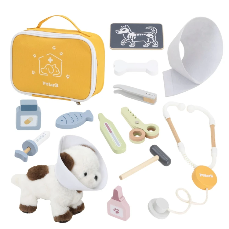 VIGA PolarB Zestaw do pielęgnacji zwierząt – Mały Weterynarz