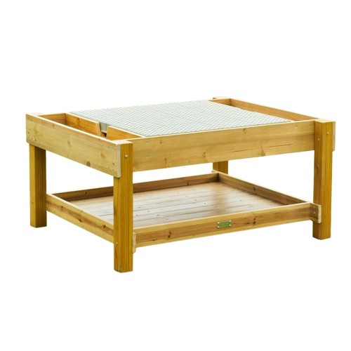 MASTERKIDZ Drewniany Stół Edukacyjny 1200L STEM Outdoor + Akcesoria