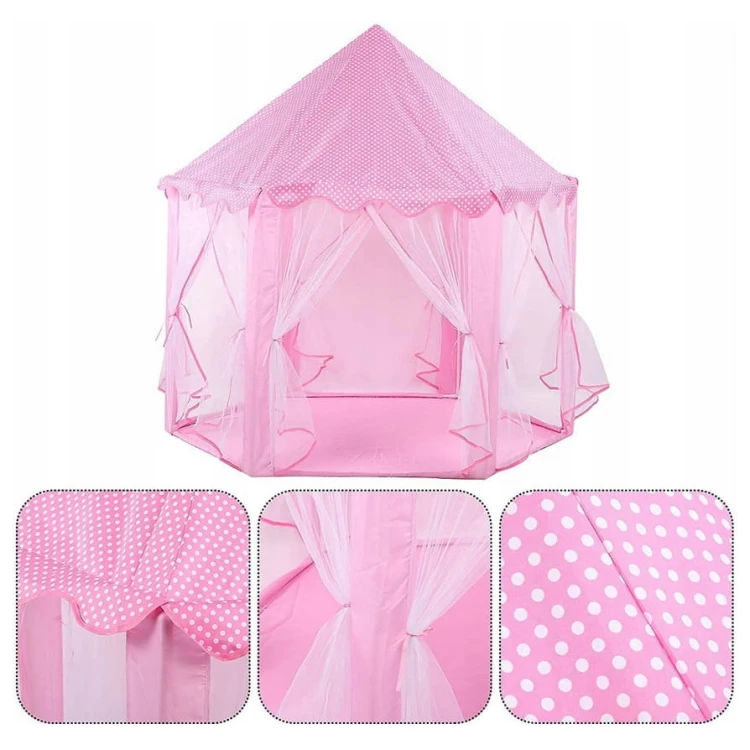 WOOPIE Namiot Zamek Księżniczki XXL Domek do Domu i Ogrodu