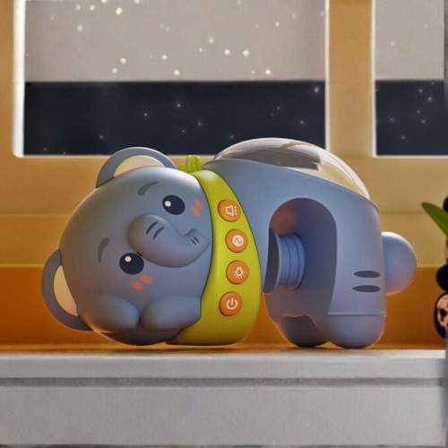 WOOPIE BABY Projektor Gwiazd Rzutnik Lampka Nocna dla Dzieci Słonik