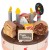 CLASSIC WORLD Drewniany Tort Urodzinowy do Krojenia 19el.