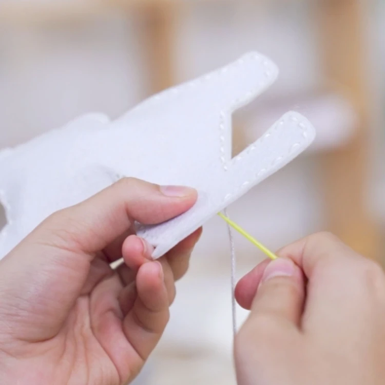 WOOPIE Zestaw do szycia dla dzieci PIESKI breloczek DIY