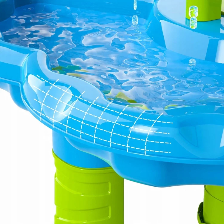 WOOPIE Stolik Wodny 2w1 Piaskownica Fontanna XXL Aquapark z Delfinem