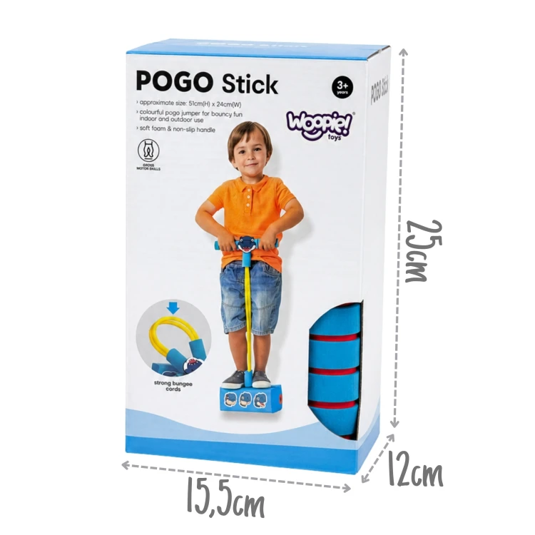 Piankowy Skoczek Pogo Dinozaur WOOPIE – Zabawka do Skakania dla Dzieci 3+