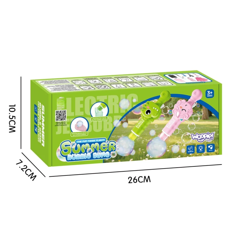 WOOPIE Magiczny Pistolet Na Bańki z Dymem Maszynka Do Baniek Jednorożec