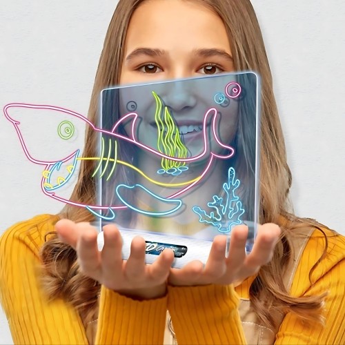 WOOPIE Magiczna Tablica 3D Podświetlenie LED do Rysowania