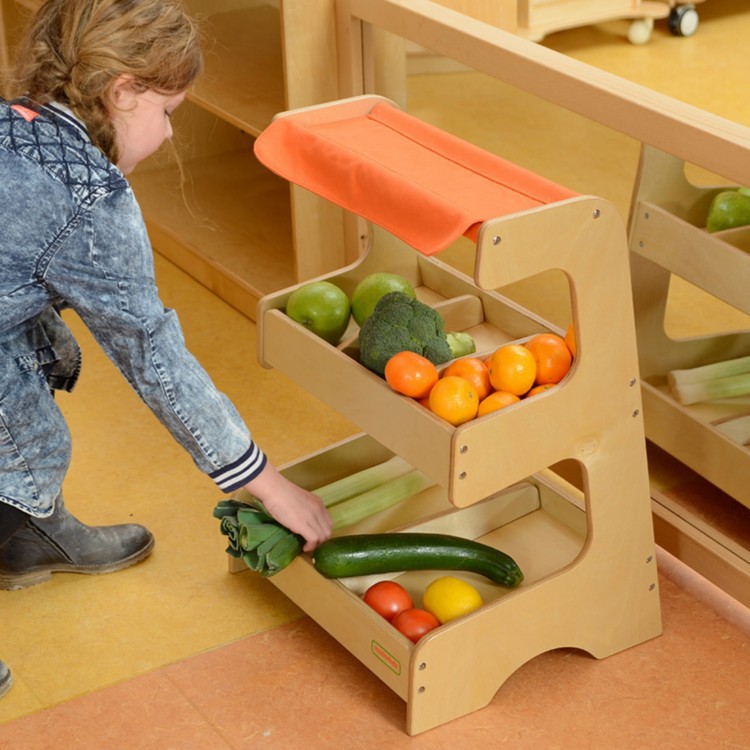 MASTERKIDZ Stoisko Targowe Drewniane Zabawa W Sklep