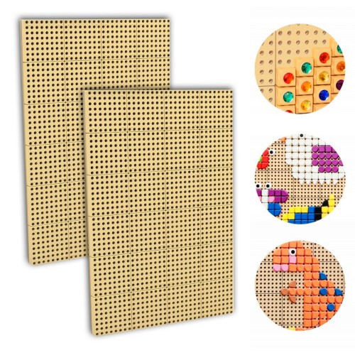 MASTERKIDZ Tablica Naukowa Kreatywna STEM Zestaw 2 Sztuki + Panel Montażowy 120x80cm