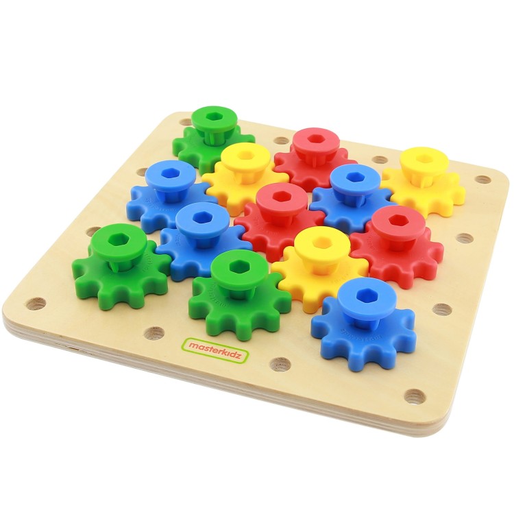 MASTERKIDZ Koła Zębate Zbuduj Własny Mechanizm Tablica Montessori