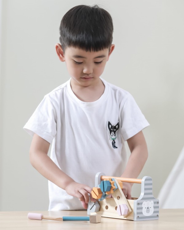 VIGA PolarB Drewniana Skrzynka z Narzędziami