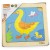 VIGA Poręczne Drewniane Puzzle Kaczuszka