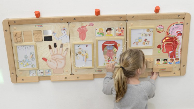 MASTERKIDZ Tablica Edukacyjna Zmysł Smaku Montessori