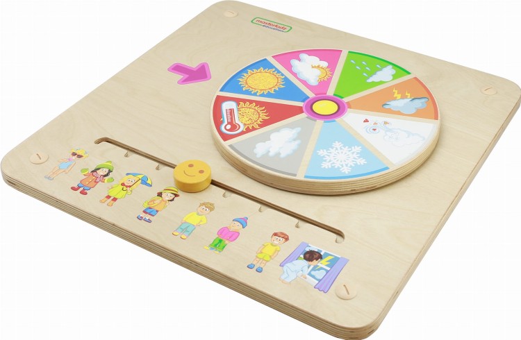 MASTERKIDZ Tablica Edukacyjna Pogoda