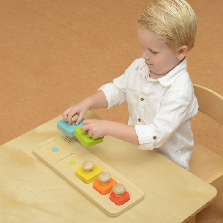 MASTERKIDZ Układanka Nauka Rozmiarów i Kolorów Montessori