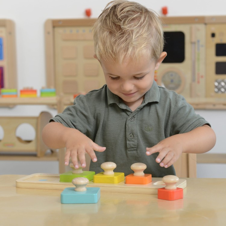 MASTERKIDZ Układanka Nauka Rozmiarów i Kolorów Montessori