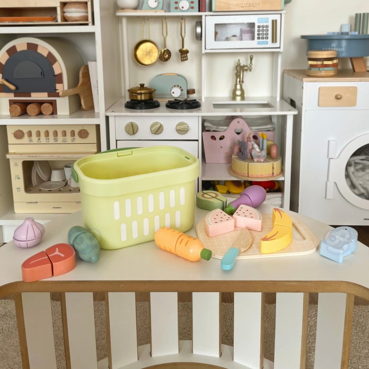 TOOKY TOY Drewniany Zestaw Żywność Warzywa Owoce