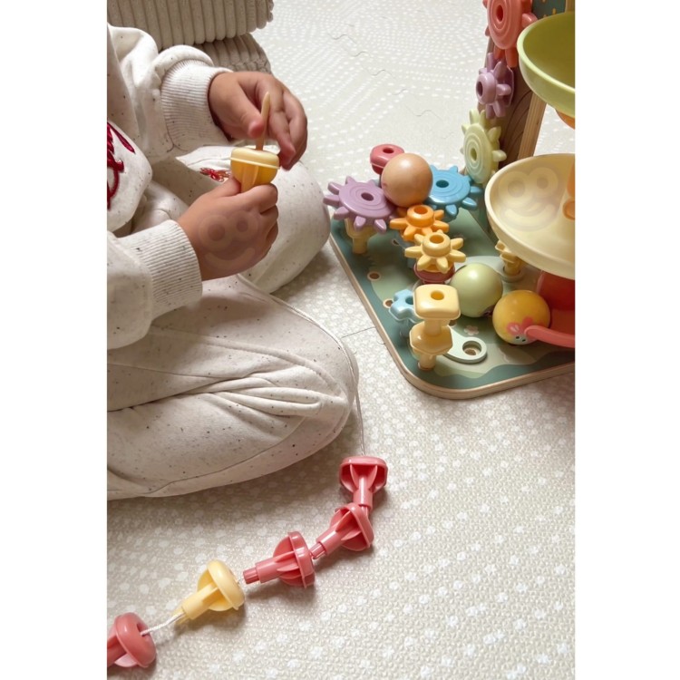 WOOPIE GREEN Drzewko Aktywności Kulodrom Montessori 4w1 FSC