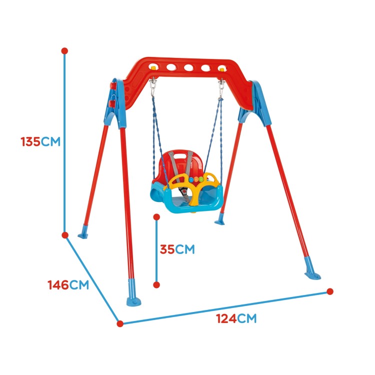 WOOPIE BABY Huśtawka do Ogrodu Domu Pojedyńcza dla Dzieci